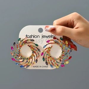 Trendy Exaggerated Piercing Stud earrings